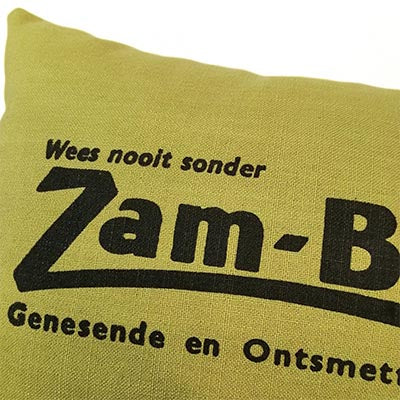 Zambuk Scatter Cushion Cover – Retro South African Charm
