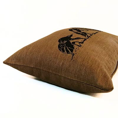 Dung Beetle Scatter Cushion Cover – Bold & Quirky Charm