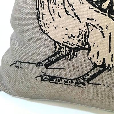 Hornbill Scatter Cushion Cover – Vibrant African Artistry