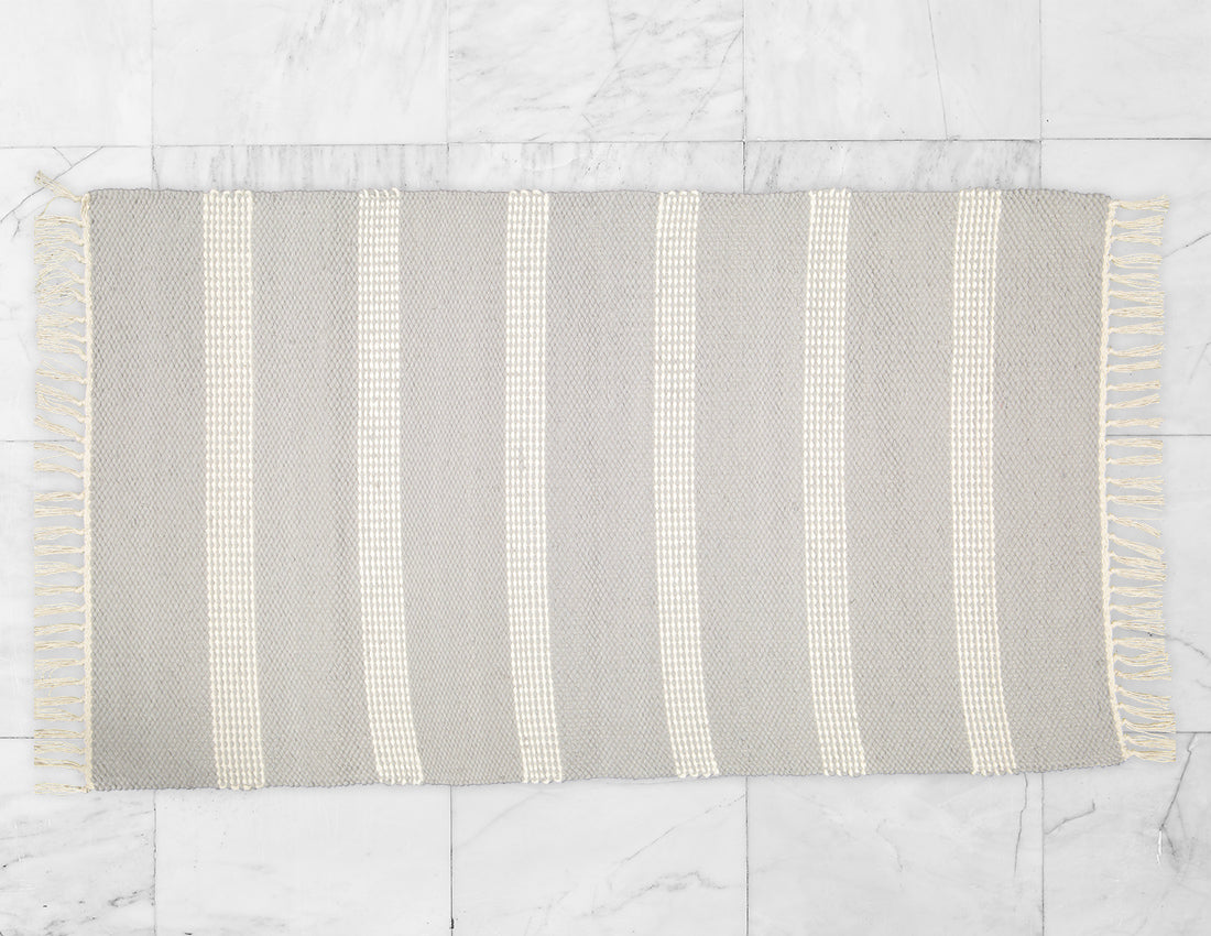 Plush Rug Option 1 Grey and Natural