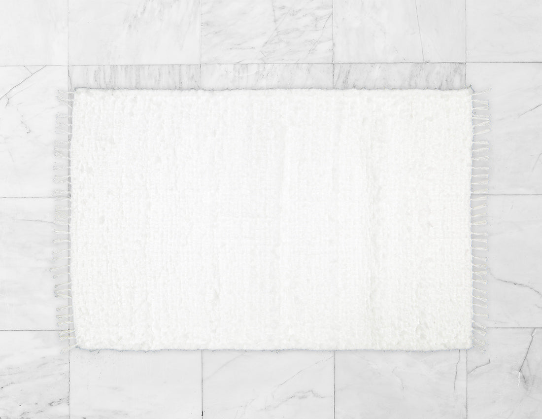 Fluffy White Rug