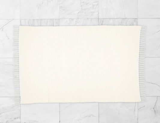 Cotton Dhurrie Tabby(smooth), Natural.