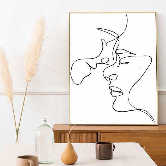 Line Drawing First Love Poster No1