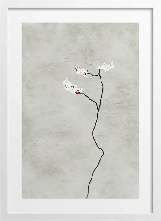 Bloom Petals Floral Solitude Poster