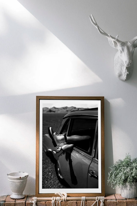 The Desert Wanderlust Escape Poster