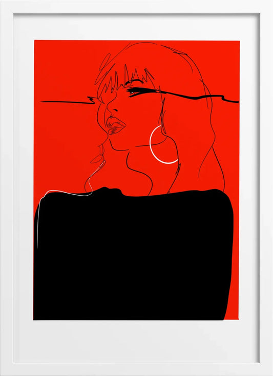 Haute Couture Illustration Poster