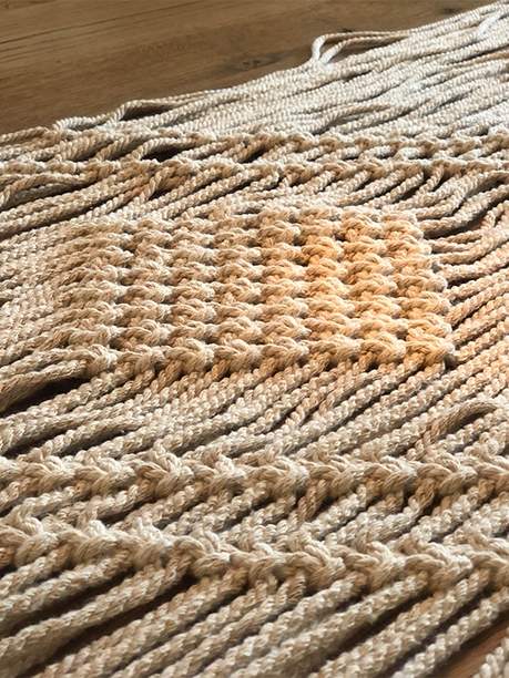 Handmade Macrame Table Runner