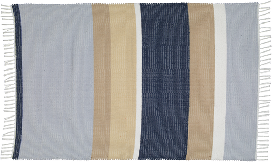 Cotton Dhurrie Tabby in our "Matisse" Pattern