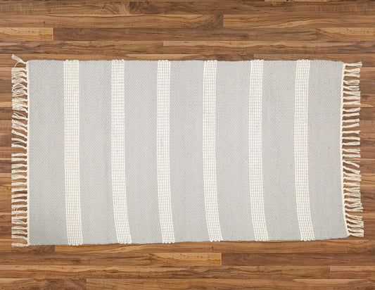 Plush Rug Option 1 Grey and Natural