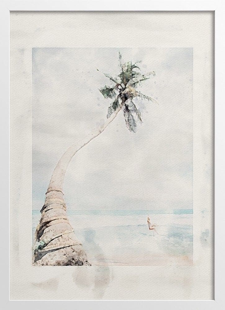 Watercolor Palm Trees Posters (4-Options)