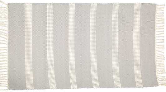 Plush Rug Option 1 Grey and Natural