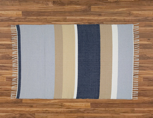 Cotton Dhurrie Tabby in our "Matisse" Pattern