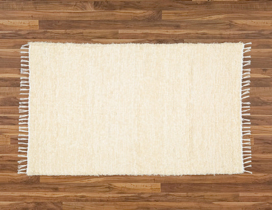 Cotton Fluffy Natural Rug