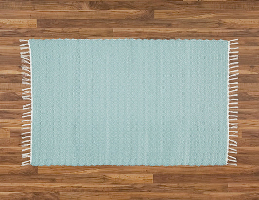Carpet - Cotton Dhurrie Twill Duck Egg