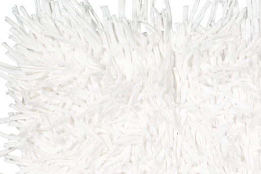 Shaggy White Rug