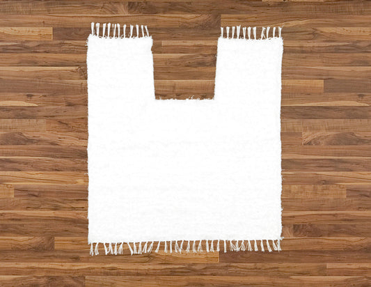 Toilet Pedestal Fluffy White