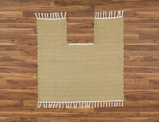 Toilet Pedestal Dhurrie Twill Jute