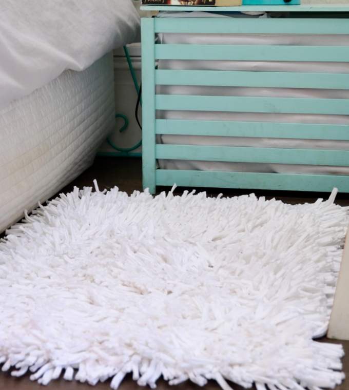 Bedroom Shaggy White Rug Local is Lekker ZA