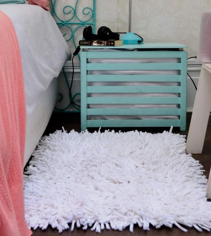 Bedroom Shaggy White Rug Local is Lekker ZA