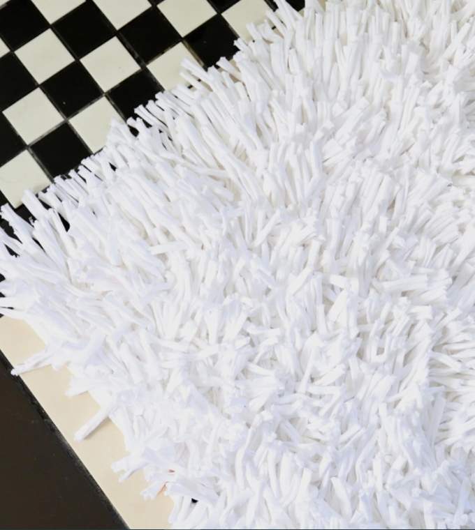 Bedroom Shaggy White Rug Local is Lekker ZA