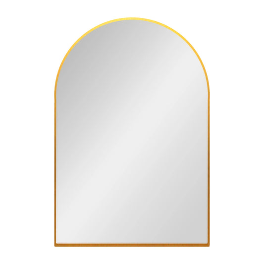 Arch Shaped Contemporary Mirror | Dark Gold