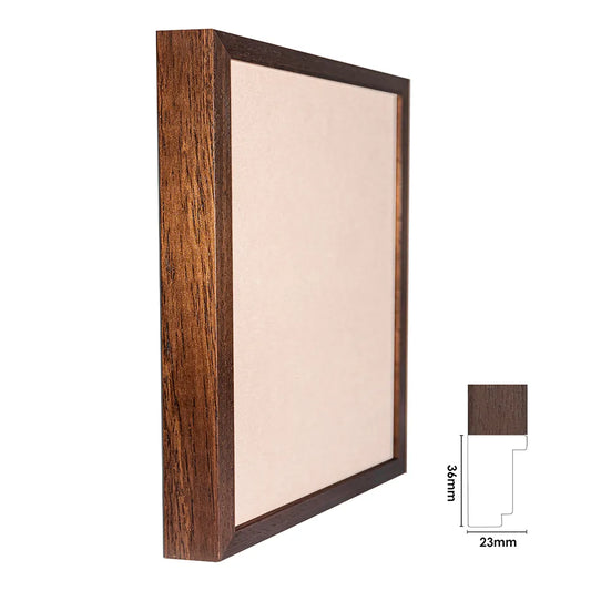 Square Picture Frame | Walnut Finish