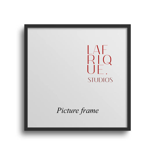 Square picture frame | Black Stained