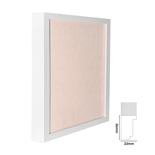Square picture frame | White Stained