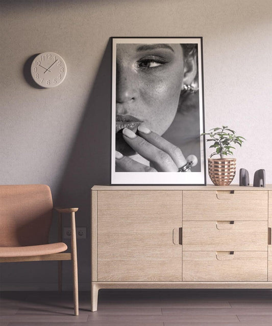 Natural Beauty Sunkissed Freckled Skin Poster