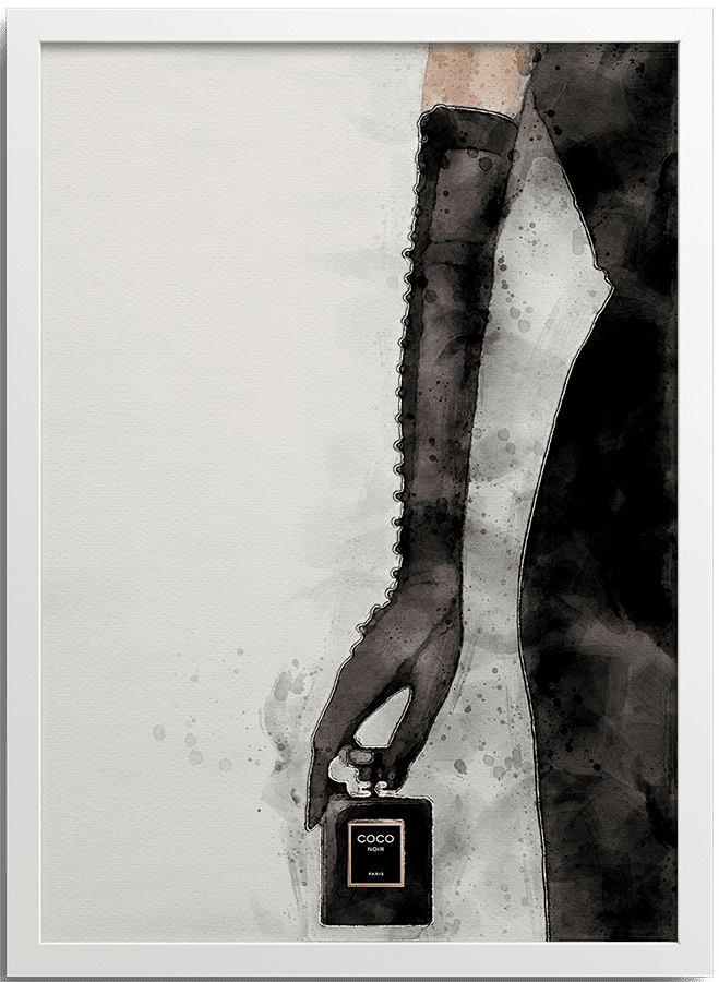 Watercolor Fashion Poster