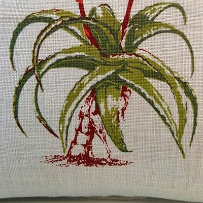 Aloe Botanical Scatter Cushion Cover – Elegant &amp; Locally Crafted
