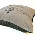 Ostriches Scatter Cover with contrast back