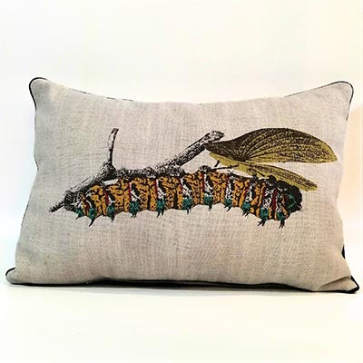 Mopani Worm Scatter Cushion Cover – Bold African Heritage Design