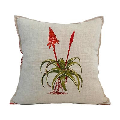 Aloe Botanical Scatter Cushion Cover – Elegant &amp; Locally Crafted