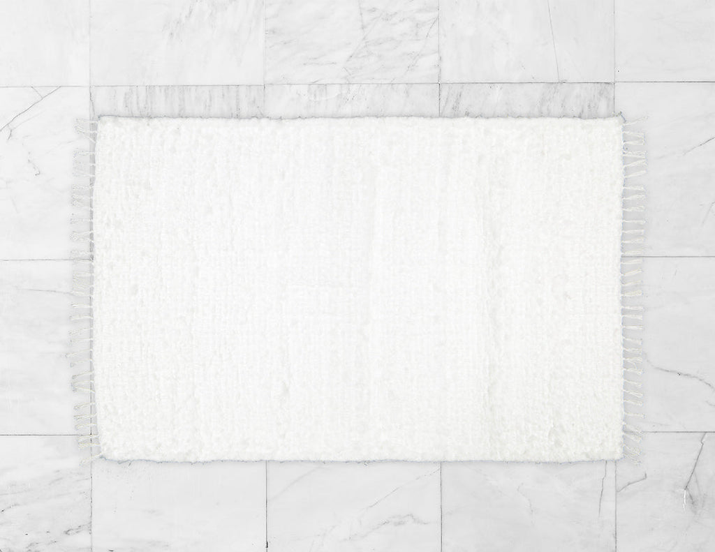 Fluffy White Rug