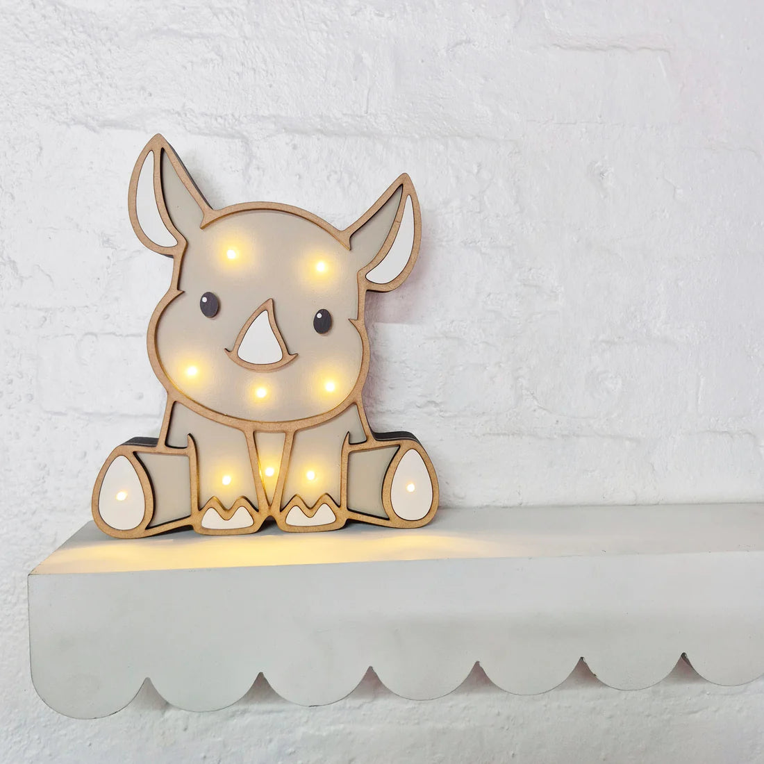 Pebbles the Rhino Nightlight