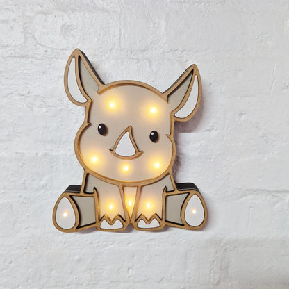 Pebbles the Rhino Nightlight