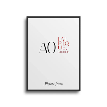 A0 Black Stained Hardwood Gallery Frame