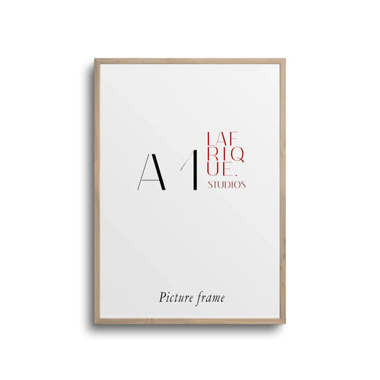 A1 Ash Wood Textured Gallery Frame