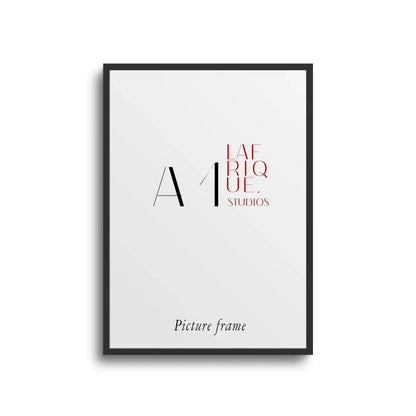 A1 Black Stained Hardwood Gallery Frame