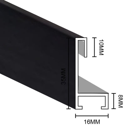 New York Slim Sleek Frame | Aluminum