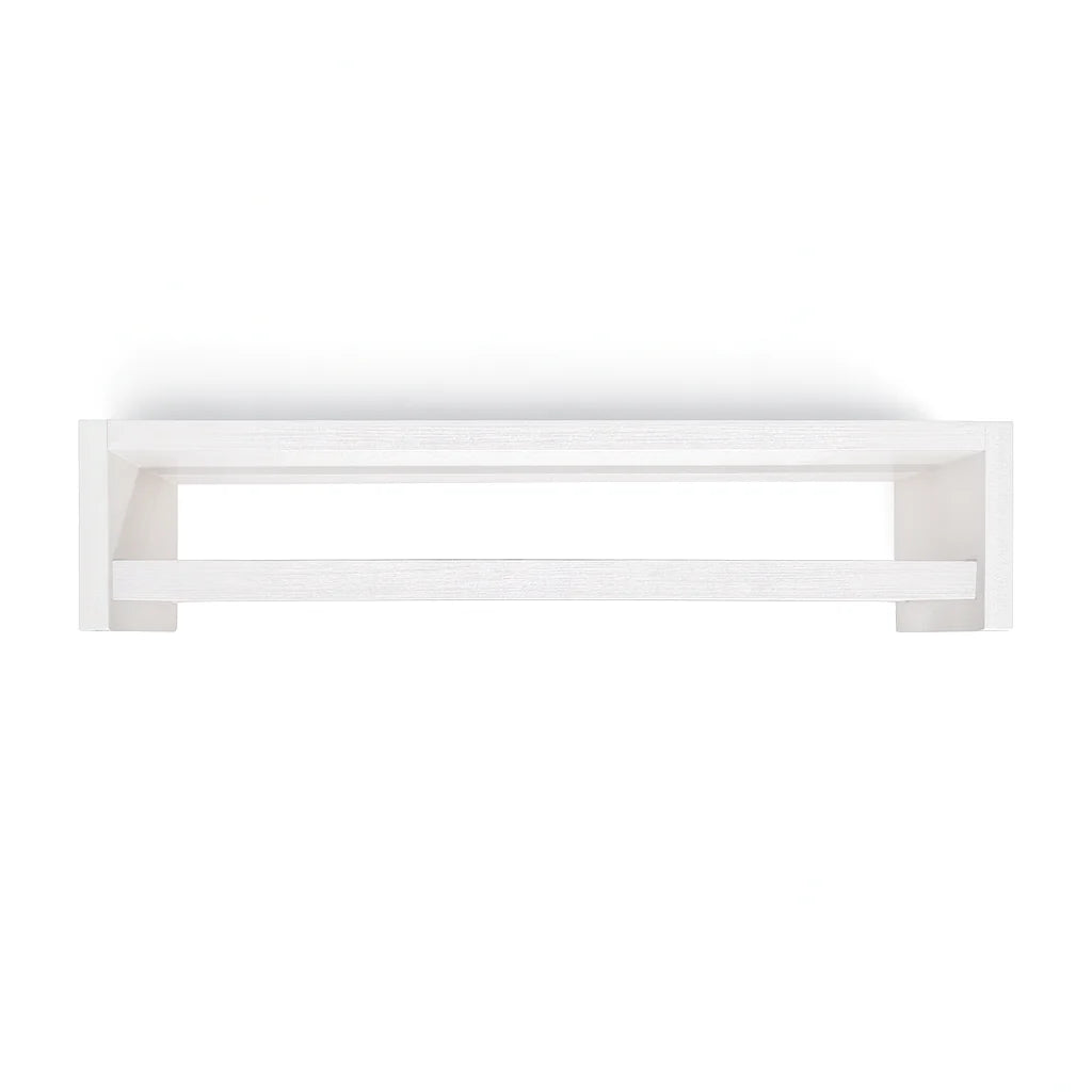 White Baby Nursery Wood Display Shelf