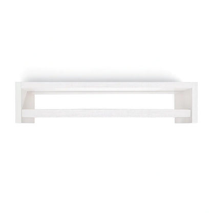 White Baby Nursery Wood Display Shelf