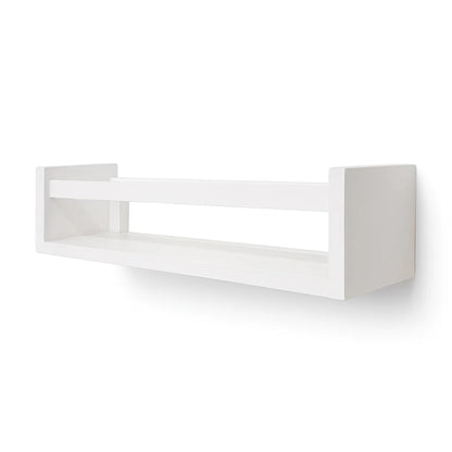 White Baby Nursery Wood Display Shelf