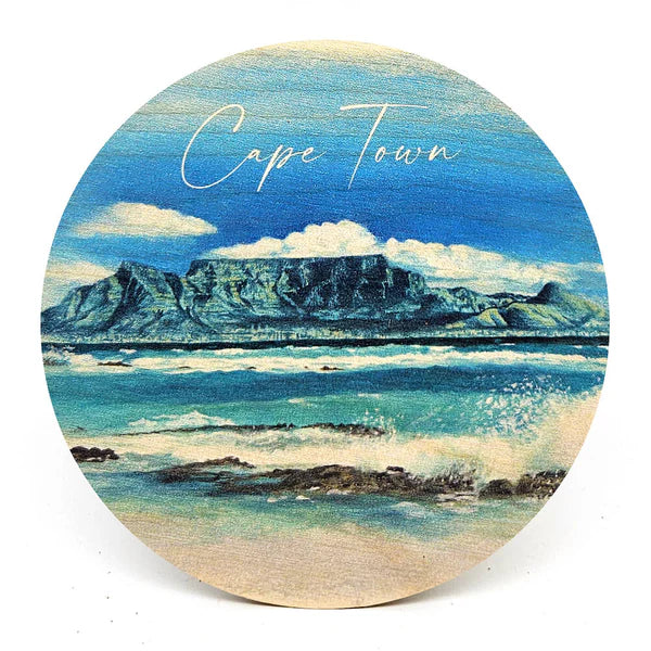 Beautiful Painted Wood Coasters