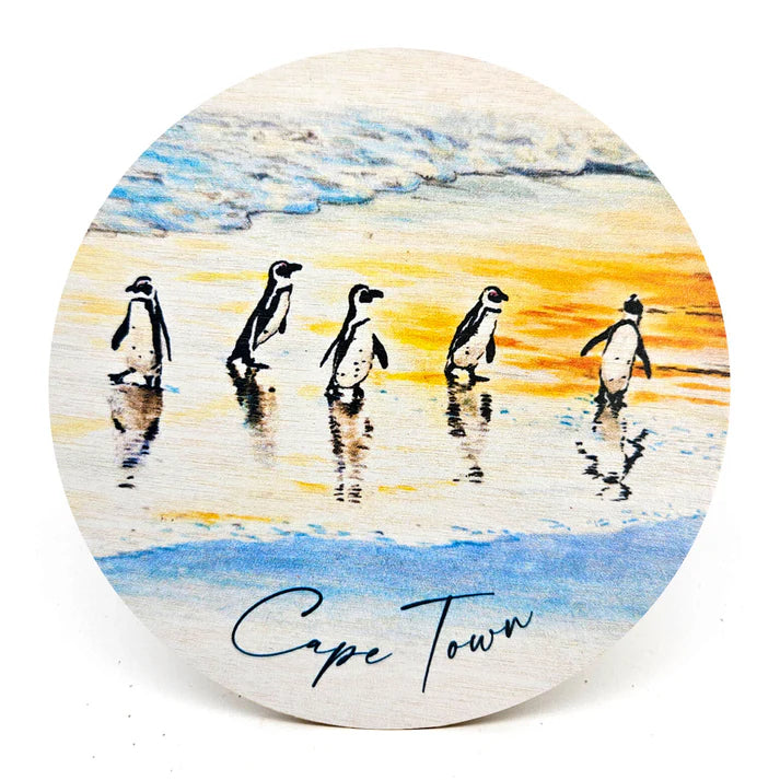 South African Cape Town Wooden Coasters