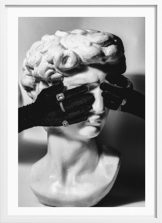 Glamour David statue "see no evil" poster N01