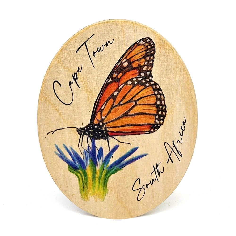 Wooden African Fridge Magnets (South African Wildlife and South African Flowers)