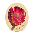 Wooden African Fridge Magnets (South African Wildlife and South African Flowers)