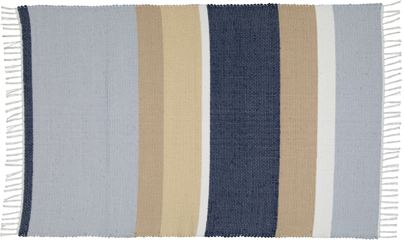 Cotton Dhurrie Tabby in our "Matisse" Pattern